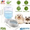 3.5L/1Gal Pet Water Dispenser Self-Dispensing Gravity Pets Water Feeder Automatic Pet Waterer Cat Dog